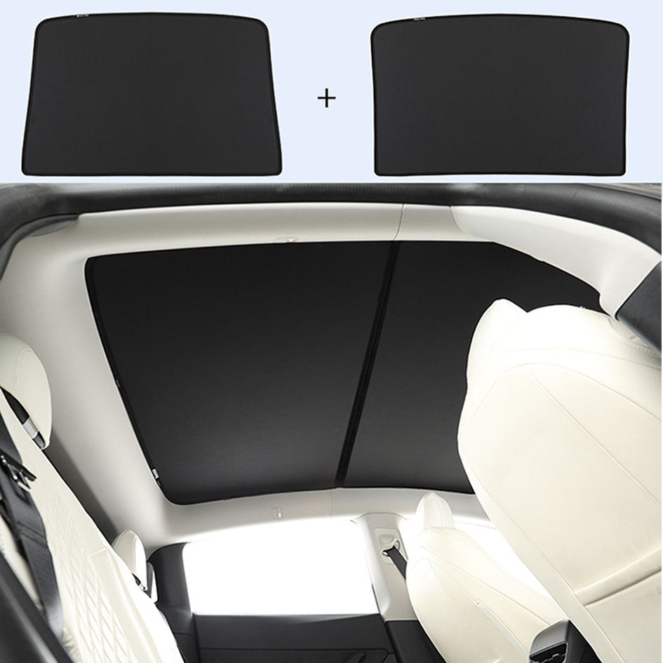 10PCS  Sun Shade for Tesla Model Y/3,Full Coverage Sun Shade with Sky Roof Sunshade UV Blocking Heat Insulation Privacy Protection