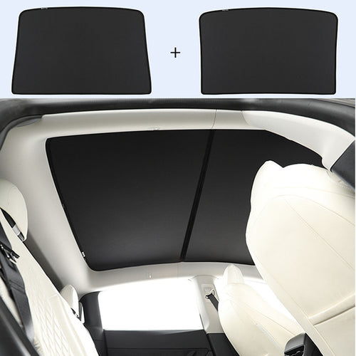 10PCS  Sun Shade for Tesla Model Y/3,Full Coverage Sun Shade with Sky Roof Sunshade UV Blocking Heat Insulation Privacy Protection