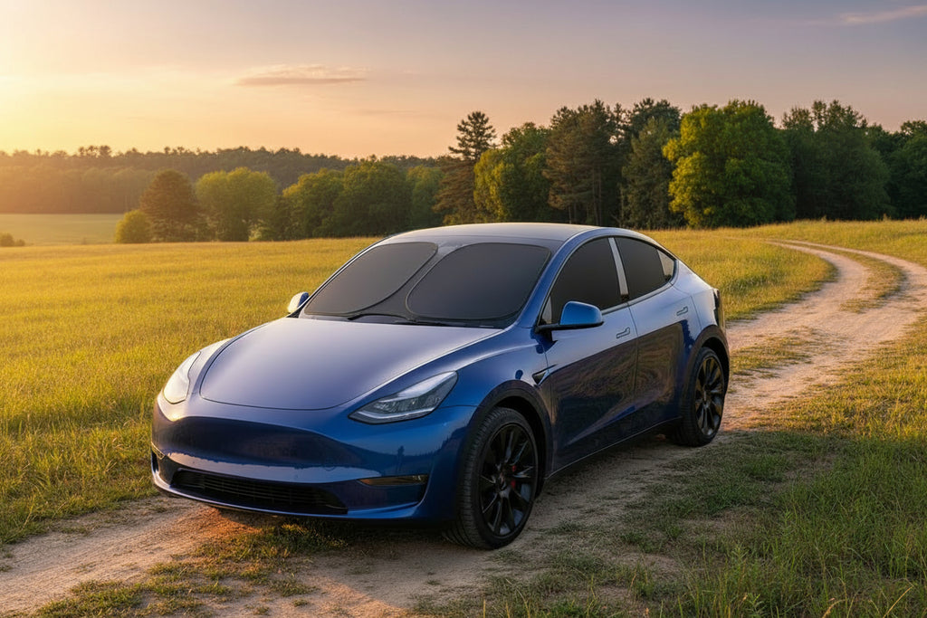 10PCS  Sun Shade for Tesla Model Y/3,Full Coverage Sun Shade with Sky Roof Sunshade UV Blocking Heat Insulation Privacy Protection