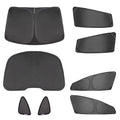 10PCS  Sun Shade for Tesla Model Y/3,Full Coverage Sun Shade with Sky Roof Sunshade UV Blocking Heat Insulation Privacy Protection